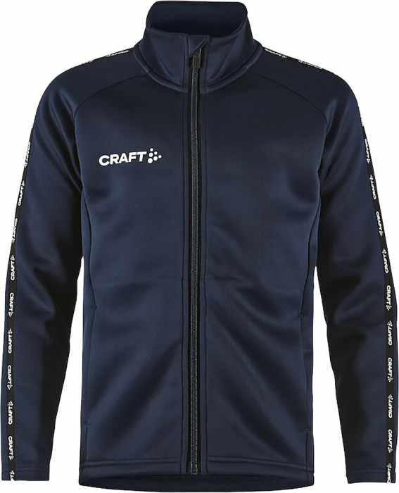 Craft - Squad 2.0 Full Zip Jr - Azul-marinho