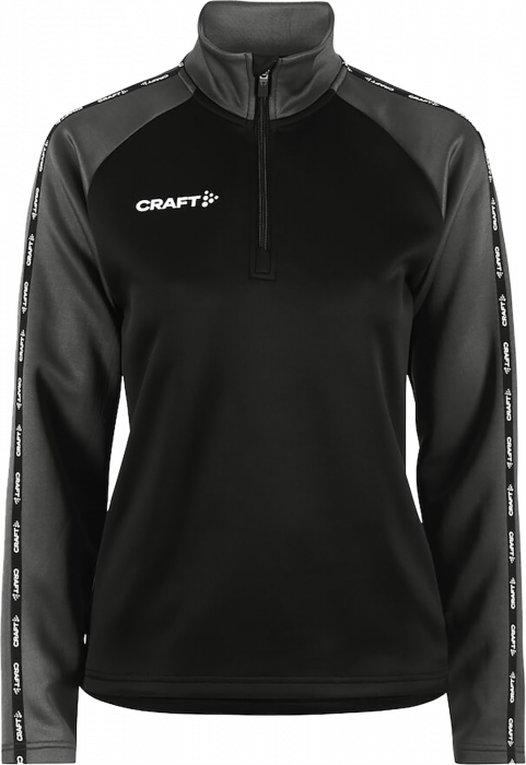 Craft - Squad 2.0 Half Zip Women - Svart & grante