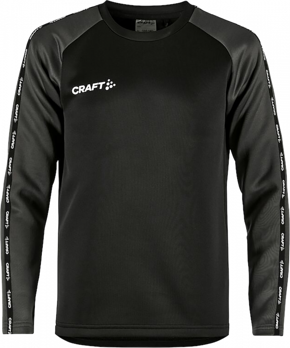 Craft - Squad 2.0 Crewneck Jr - Svart & grante