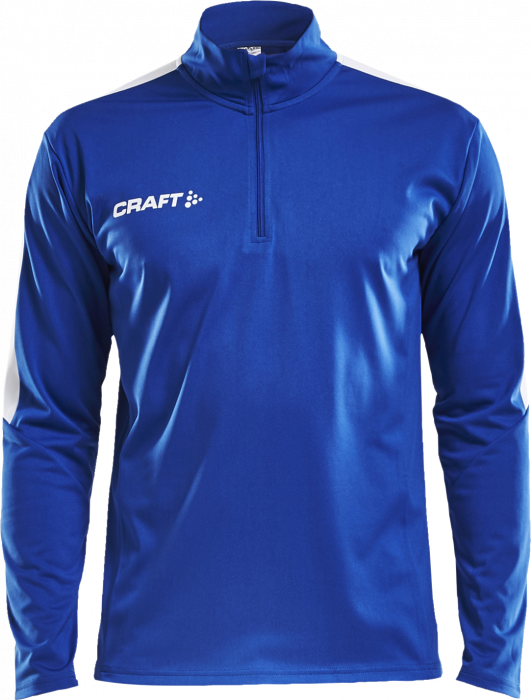 Craft - Progress Halfzip Junior - Blue & white