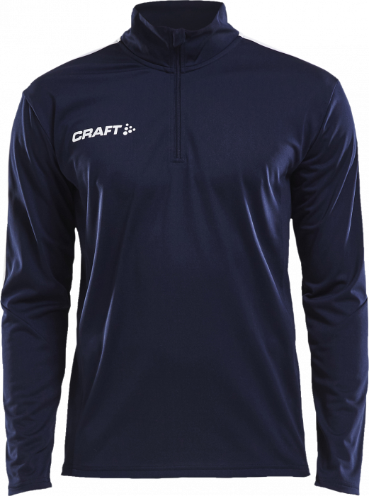 Craft - Progress Halfzip Junior - Azul-marinho & branco