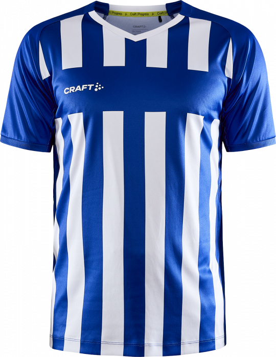 Craft - Progress 2.0 Stripe Jersey Men - Blauw & wit