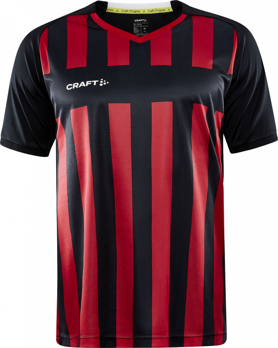 Craft - Progress 2.0 Stripe Jersey Men - Noir & rouge