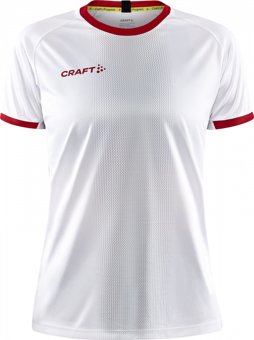 Craft - Progress 2.0 Graphic Jersey Women - Weiß & rot