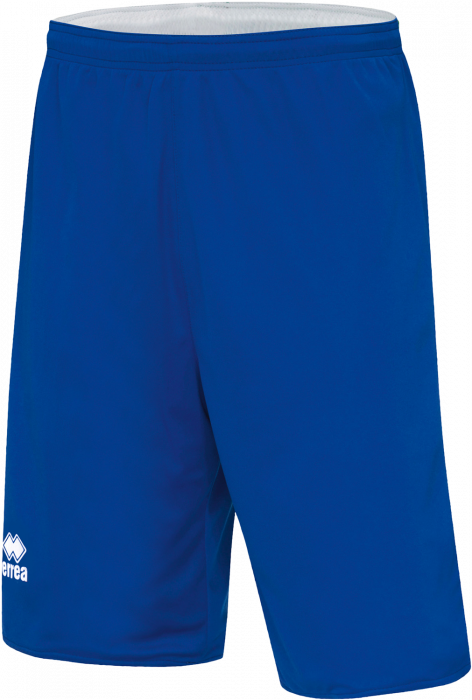 Errea - Chicago Double Basketball Shorts - Blu & bianco