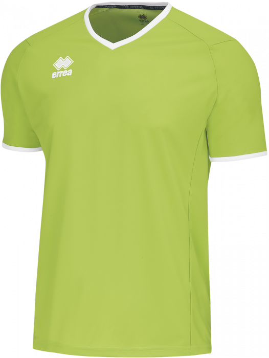 Errea - Lennox Jersey - Lime Green & blanco