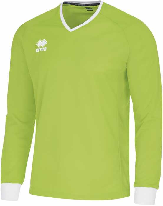 Errea - Lennox Jersey Ls - Lime Green & biały