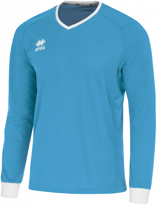 Errea - Lennox Jersey Ls - Blu chiaro & bianco