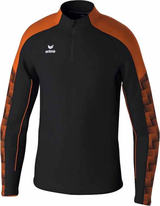 Erima - Evo Star Training Top Half Zip - Preto & orange