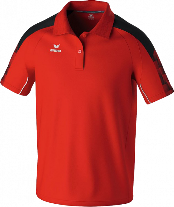 Erima - Evo Star Polo - Rojo & negro