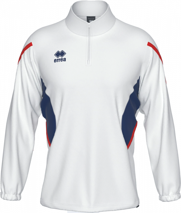 Errea - Charles Training Top Half Zip - Wit & navy blue