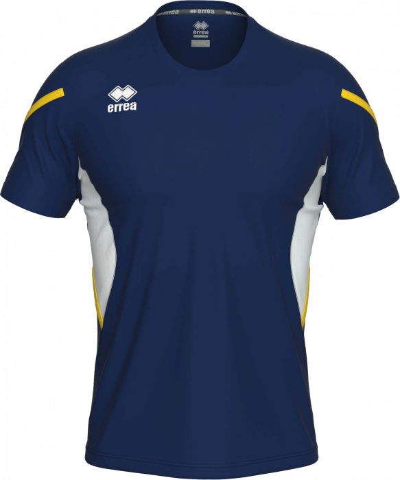 Errea - Curtis Player Jersey - Navy Blue & giallo