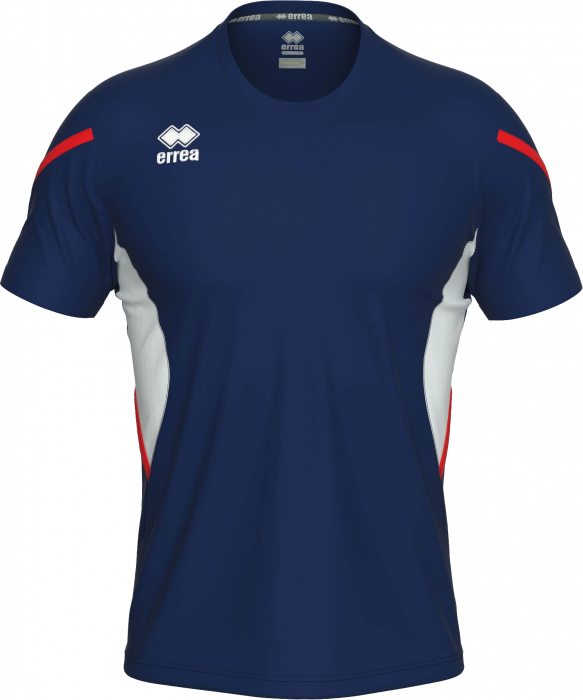 Errea - Curtis Player Jersey Jr - Navy Blue & rot