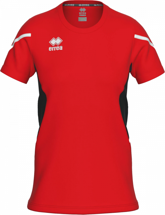 Errea - Corinne Player Jersey Jr - Rosso & nero