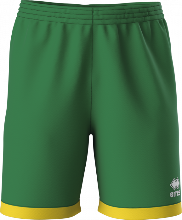 Errea - Brandon Shorts - Groen & geel