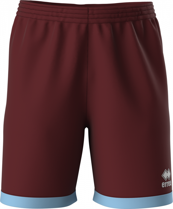 Errea - Brandon Shorts - Bordeaux & azul claro