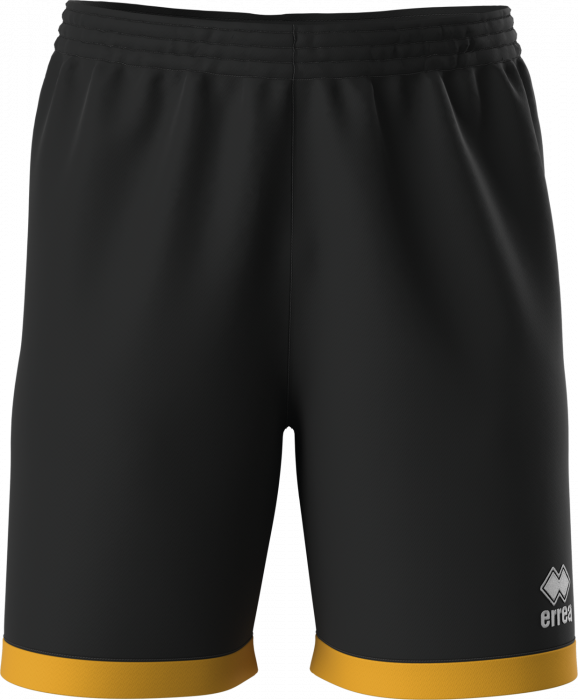 Errea - Brandon Shorts - Sort & gul