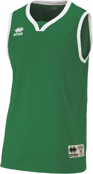 Errea - California Basketball T-Shirt - Verde & branco