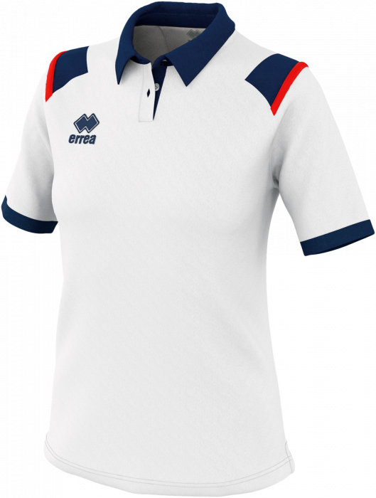 Errea - Leonor Polo Women - White & navy blue