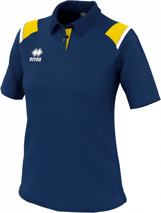 Errea - Leonor Polo Women - Navy Blue & yellow