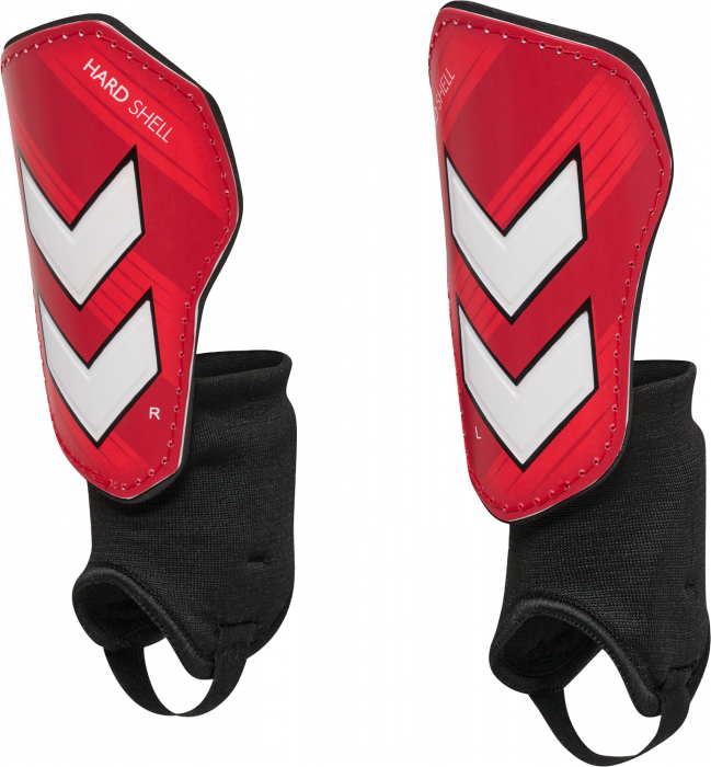 Hummel - Shin Guards Hard Shell - Czerwony