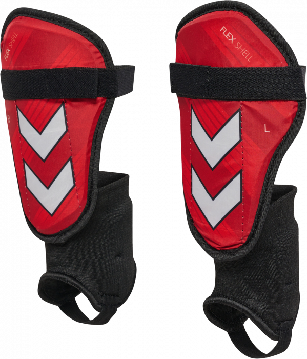 Hummel - Shin Guards Flex Shell - Röd