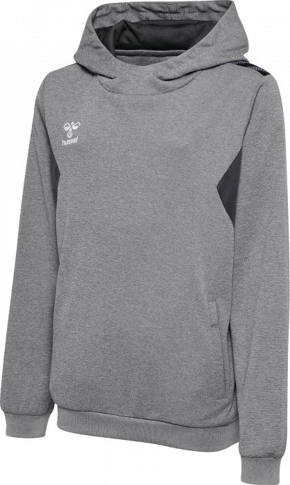 Hummel - Authentic Hættetrøje Børn - Grey Melange