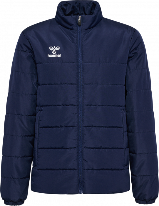 Hummel - Essential Short Bench Jacket Kids - Marine