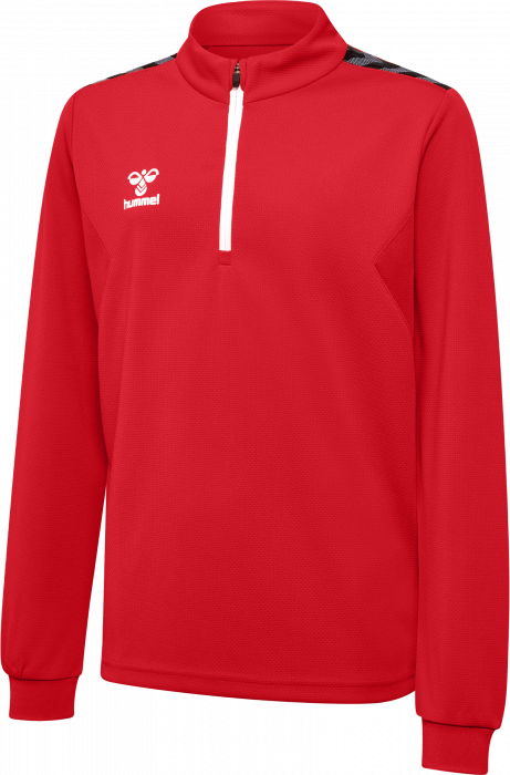 Hummel - Authentic Half Zip Kids - True Red