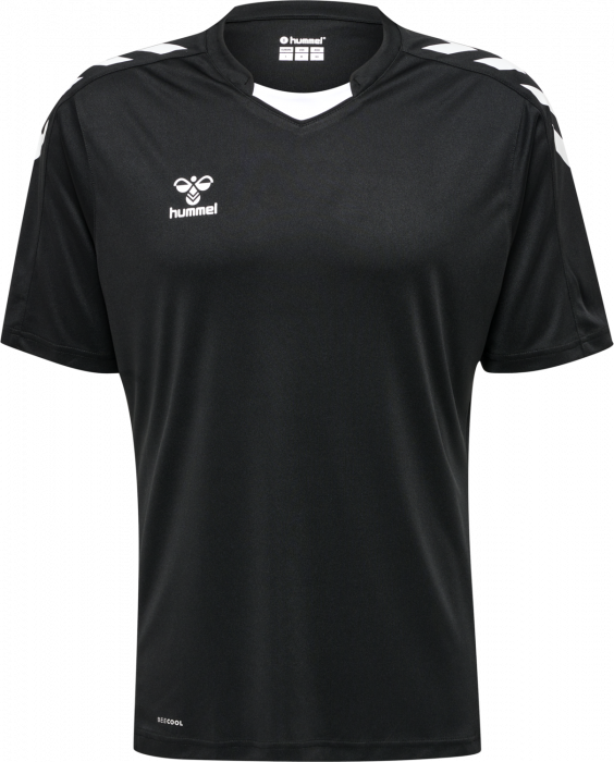 Hummel - Core Xk Poly Jersey Jr - Black & white