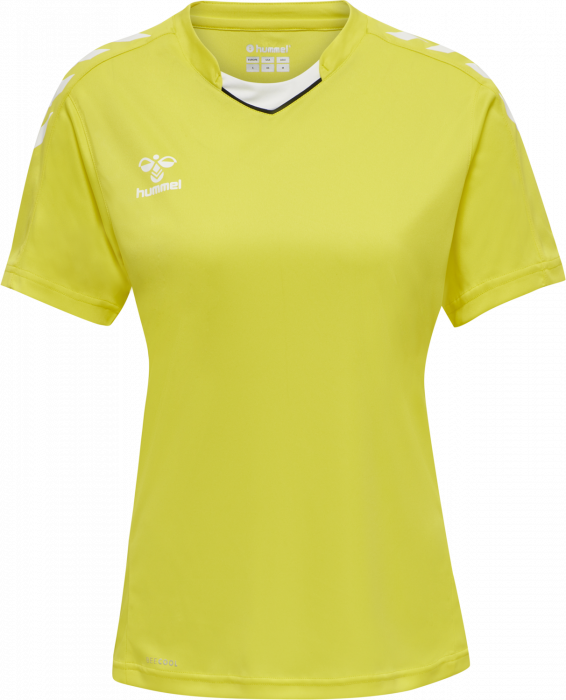 Hummel - Core Xk Poly Jersey Women - Blazing Yellow & white