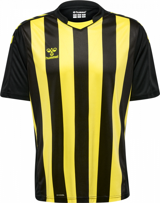 Hummel - Core Xk Striped Jersey - Svart & yellow