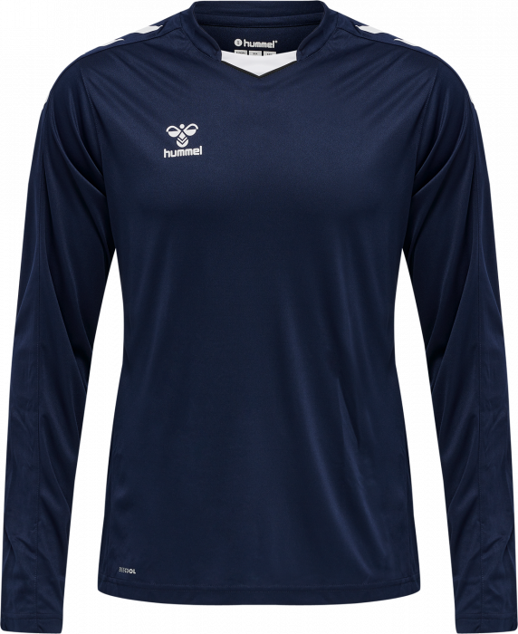 Hummel - Core Xk Poly Jersey Long - Marine & vit