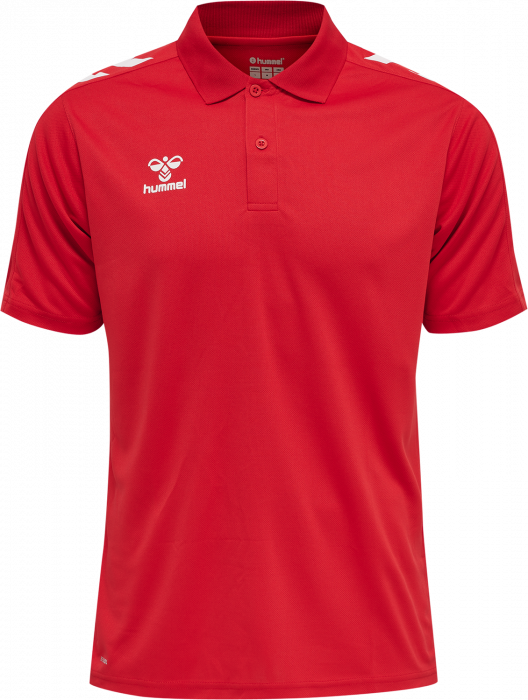 Hummel - Core Xk Polo - True Red & biały