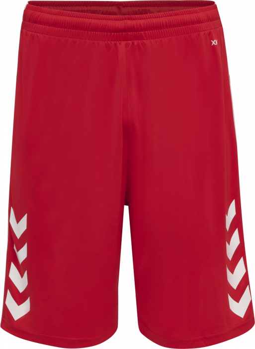 Hummel - Core Xk Basket Shorts - True Red & blanc