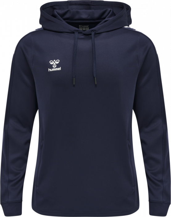 Hummel - Core Xk Hoodie - Marine & weiß