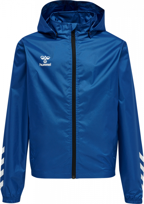 Hummel - Core Xk Spray Jacket Kids - True Blue & blanc