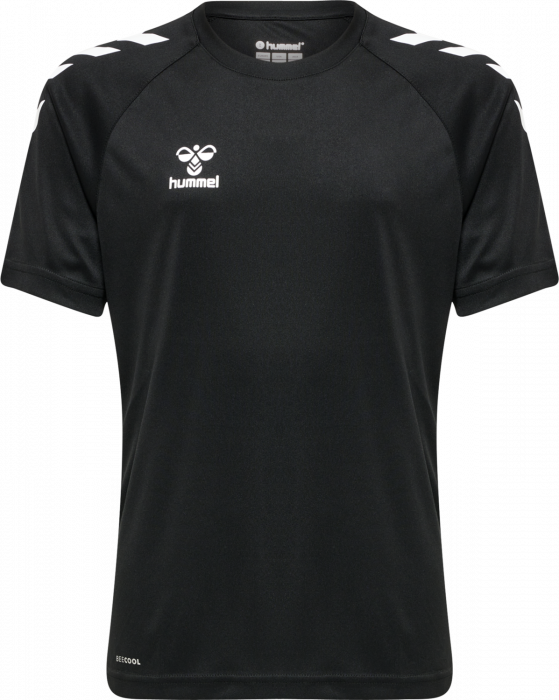 Hummel - Core Xk Poly T-Shirt Jr - Preto & branco