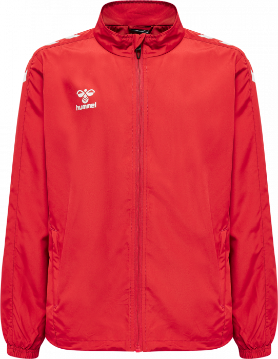 Hummel - Core Xk Micro Jacket Kids - True Red & blanc