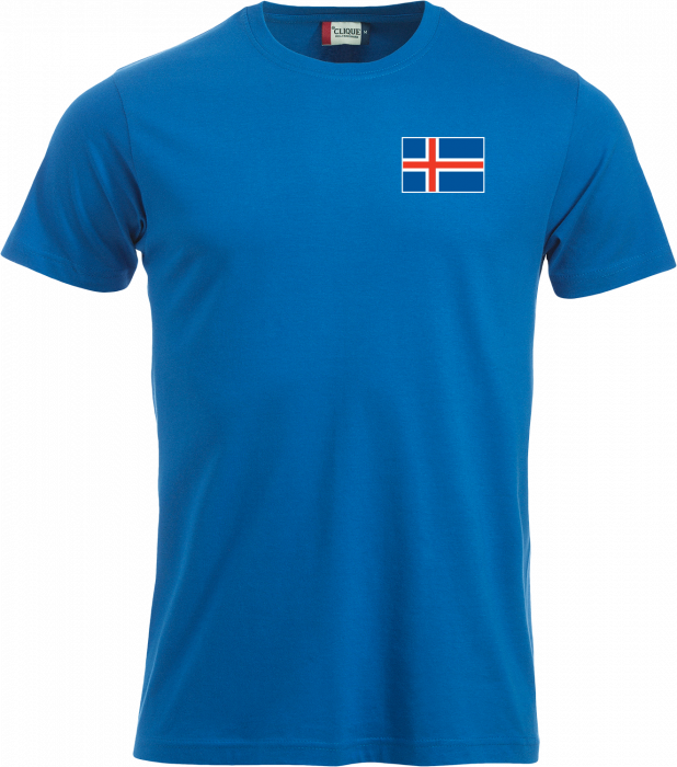 Clique - Country Jersey - Iceland - Blauw