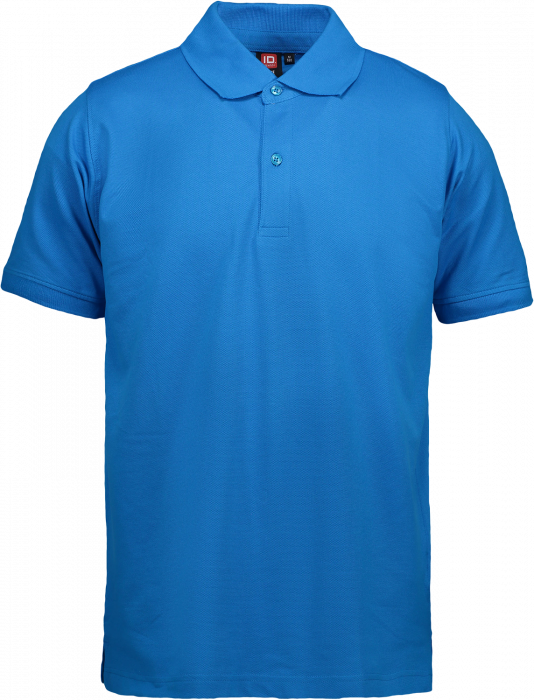 ID - Piqué Herre Poloshirt - Cyan