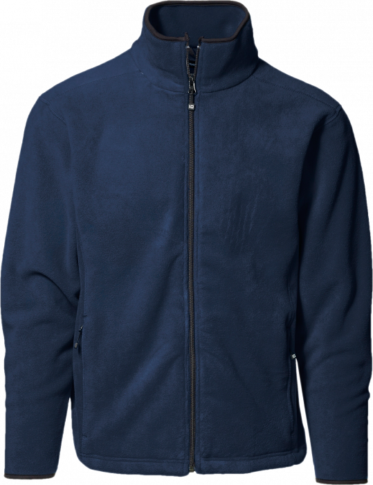 ID - Micro Fleece Cardigan Men - Marino