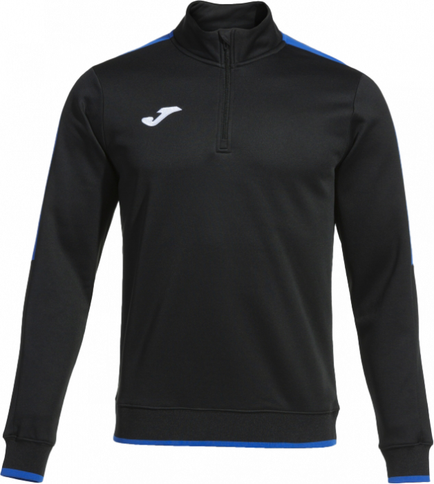 Joma - Olimpiada Half Zip Top - Noir & bleu roi