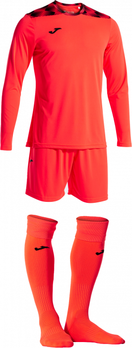 Joma - Zamora Viii Goalkeeper Set - Fluor Coral & black