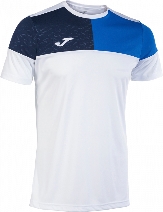 Joma - Crew V Jersey - Wit & koninklijk blauw