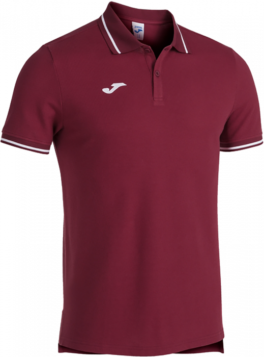 Joma - Polo Confort Ii - Bordeaux & blanco