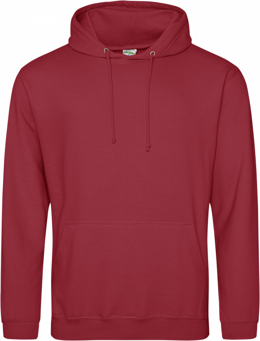 Just Hoods - College Hoodie - Brick Red