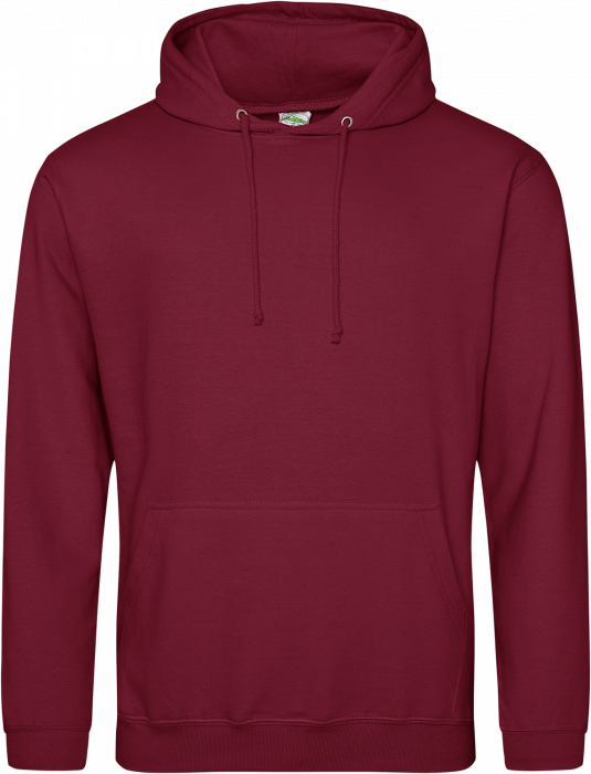 Just Hoods - College Hoodie - Burgundy