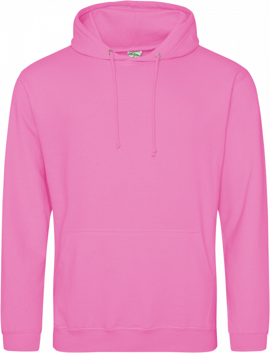 Just Hoods - College Hoodie - Candyfloss Pink