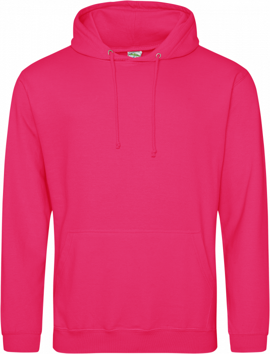 Just Hoods - College Hoodie - Hot Pink